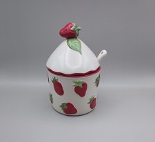 Ceramic strawberry jam for sale  LEICESTER