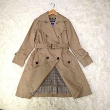 Trench coat Burberry Blue Label Nova Check bege para mulheres tamanho 42/EUA:M autêntico comprar usado  Enviando para Brazil