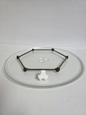 Mesa bandeja de vidro para micro-ondas OEM LG MJS47373302 para toca-discos LMC1575ST/01, acoplador comprar usado  Enviando para Brazil