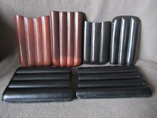 vintage leather cigar case for sale  NORWICH