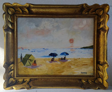 Tableau huile bois d'occasion  Montluçon