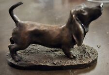 Dachshund figurine bronze for sale  Tatum