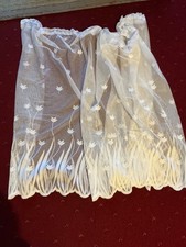 White net curtain for sale  WREXHAM