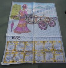 Torchon calendrier 1988 d'occasion  Lille-