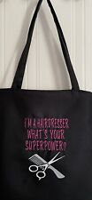 Embroidered hairdresser tote for sale  WORCESTER