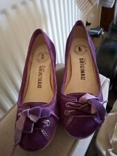 Womens purple suede for sale  REDRUTH