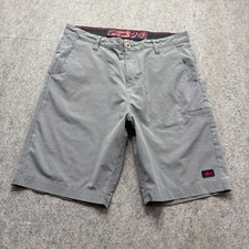 Shorts de pesca híbrido Pelagic Mako masculino 32 cinza stretch desempenho 10" comprar usado  Enviando para Brazil