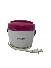 Aquecedor de comida Crock Pot To Go tamanho viagem almoço crock testado rosa 20 oz funciona comprar usado  Enviando para Brazil