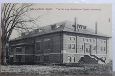 Cartão postal antigo vintage Ohio OH Columbus M Loy Auditorium Capital University comprar usado  Enviando para Brazil