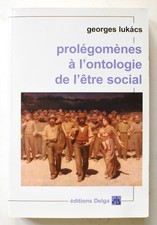 Prolégomènes ontologie socia d'occasion  Nice-