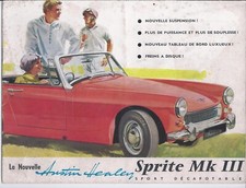 Brochure austin healey d'occasion Brochure austin healey d'occasion  Paris XII