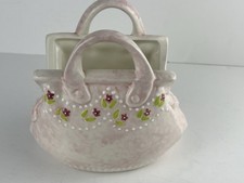 Pink ceramic flower for sale  Stow