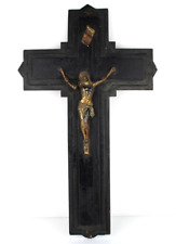 Crocefisso legno ottone usato  Rho