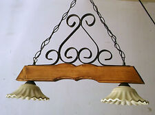Lampadario bilanciere rustico usato  Acerra