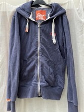 Blue superdry zip for sale  BRISTOL