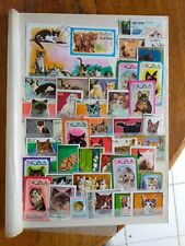 Timbres chats bloc d'occasion  Brax