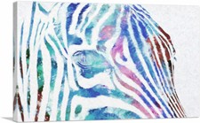 Artcanvas colorful zebra for sale  Niles