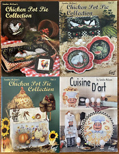 Lot of 4 Decorative Painting Books by Sandra McLean Chicken Pot Pie & Cuisine comprar usado  Enviando para Brazil