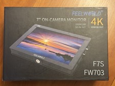 Feelworld 7" monitor en cámara 4K HDMI entrada/salida, 1920x1200 SDI entrada/salida — F7S FW703 segunda mano  Embacar hacia Mexico