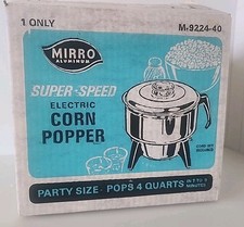 Antigo Mirro Super Speed Pipoca Elétrica Milho Popper M-9224 4 qt com Caixa MCM Atomic comprar usado  Enviando para Brazil