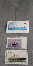 STAFFA SCOTLAND -NAVIOS-QUEEN MARY -3 MINI BLOCOS IMPERFURADOS SEM MARCA DE CHARNEIRA comprar usado  Enviando para Brazil