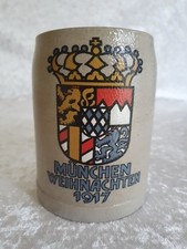 Bierkrug bierseidel münchen gebraucht kaufen  Fürstenwalde/Spree
