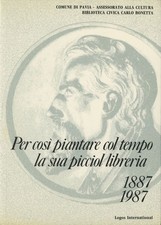 Roberto Portolan / Per così piantare col tempo la sua picciol libreria 1887 1st comprar usado  Enviando para Brazil