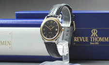Revue Thommen Granville relógio de data quartzo mostrador preto 36mm masculino + conjunto completo comprar usado  Enviando para Brazil
