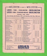 Bus timetable east for sale  BIRMINGHAM