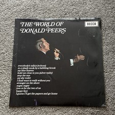 Donald peers vinyl for sale  FAREHAM