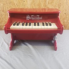 Piano infantil vintage Schoenhut vermelho madeira 25 teclas comprar usado  Enviando para Brazil