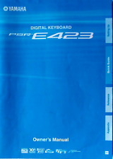 Yamaha PSR-E423 Portatone Teclado Eletrônico Manual do Usuário Original Livro do Proprietário, usado comprar usado  Enviando para Brazil