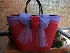 Borsa donna paglia usato  Sante Marie