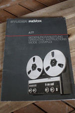 Original studer revox for sale  ISLE OF SKYE
