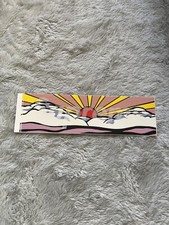 Adesivo logotipo caixa Supreme Roy Lichtenstein autêntico Hirst CDG comprar usado  Enviando para Brazil