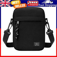 Hombres Informales Bandolera Bolsos Bandolera Cartera Mensajero para Deportes Paquete de Viaje (Negro). segunda mano  Embacar hacia Mexico