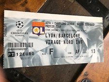 Ticket lyon barcelona d'occasion  Jujurieux