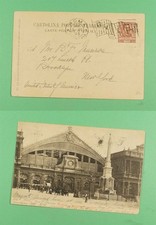Usado, DR WHO 1902 CARTÃO POSTAL DE CANCELAMENTO BANDEIRA DE ROMA DA ITÁLIA PARA EUA R04717 comprar usado  Enviando para Brazil