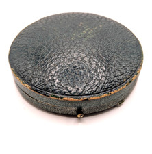 Antique green leather for sale  LEAMINGTON SPA