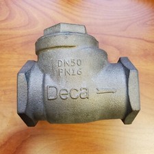 NOVA VÁLVULA DE RETENÇÃO DECA MIPEL DN:50 2" BRONZE HORIZONTAL SWING comprar usado  Enviando para Brazil