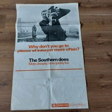 Vintage railway poster for sale  PETERBOROUGH