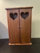 Small wooden heart for sale  Combined Locks