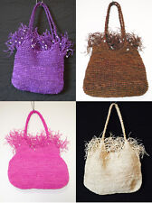 Strick sisal beuteltasche gebraucht kaufen  Versand nach Germany