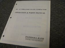 Ingersoll-Rand BX-12 Placa Vibratória Compactador Operador Manual e Catálogo de Peças comprar usado  Enviando para Brazil