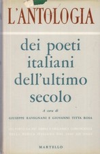 Antologia dei poeti usato  Italia
