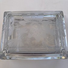 Vintage etched glass for sale  Spokane