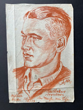 Portrait mann rötel gebraucht kaufen  Mainz