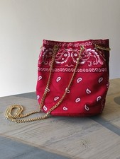 Borsa secchiello rossa usato  Novara