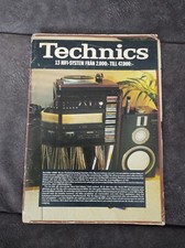 Używany, Oryginalna broszura marki Technics 1980/81 na sprzedaż  PL