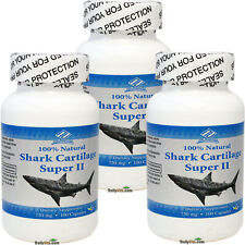 Cartilagem de tubarão 3 x 100% natural 750 mg 100 cápsulas total 300 cápsulas, usado comprar usado  Enviando para Brazil